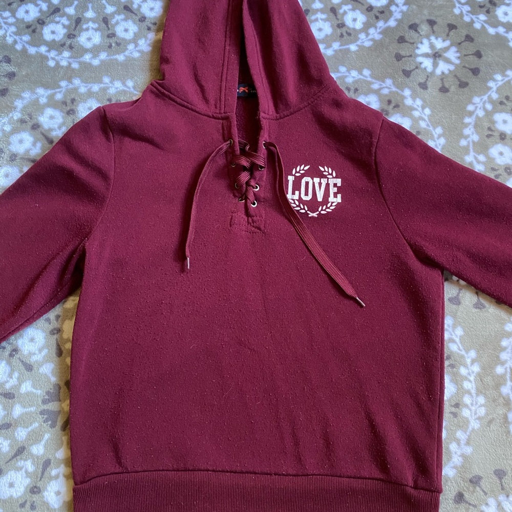Maroon hoodie